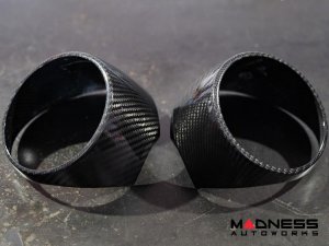 Alfa Romeo Giulia Interior Air Vent Cover Trim Kit - Carbon Fiber - Front Set - Feroce Carbon